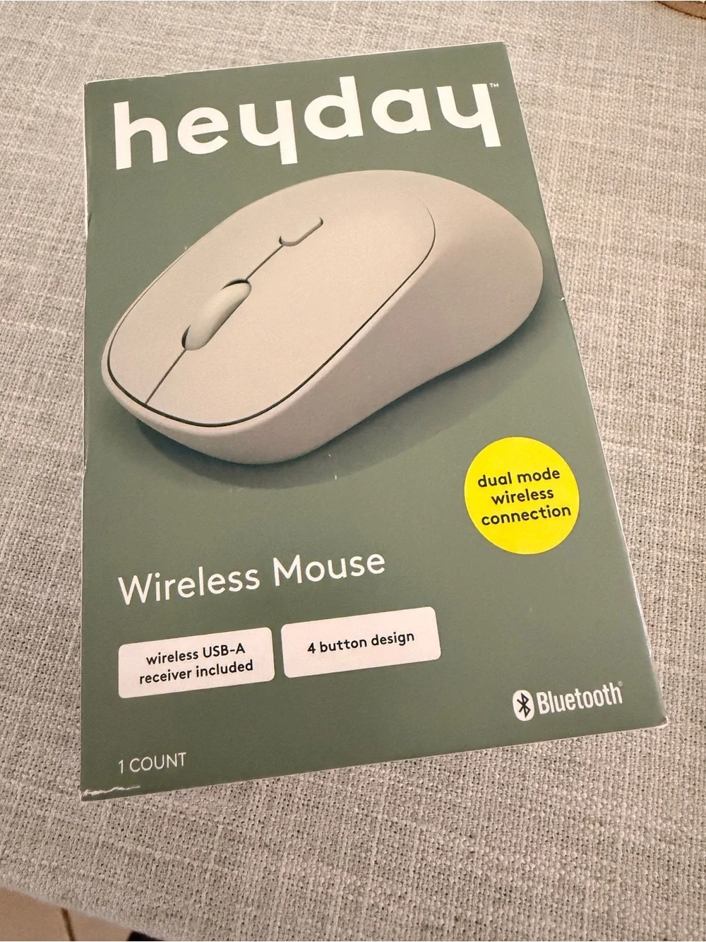heyday Wireless Mouse - Sage Green